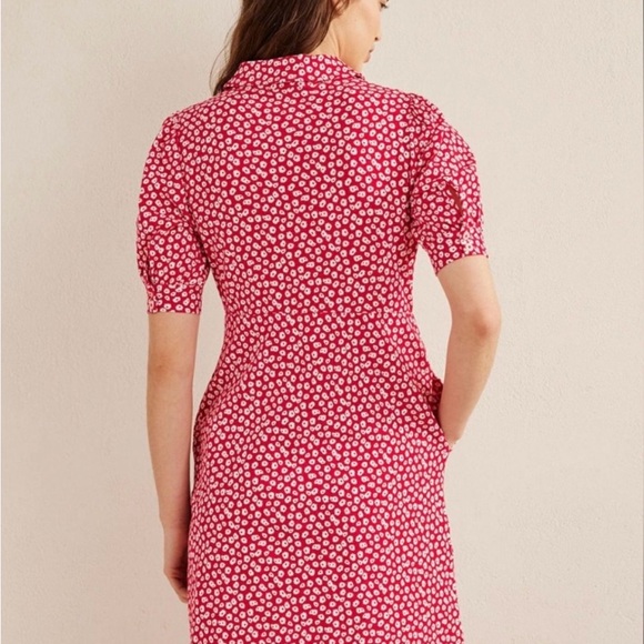 Boden Women’s Button Mini Jersey Tea Dress - Size 12 - Picture 4 of 8